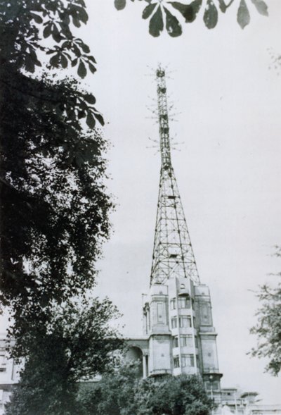 Die Fernsehsendeantenne des Alexandra Palace von English Photographer